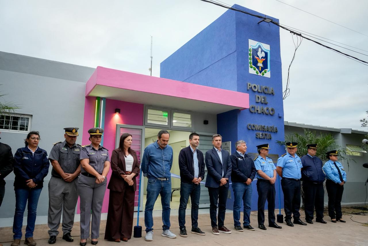 S&Aacute;ENZ PE&Ntilde;A: EL GOBERNADOR ZDERO INAUGUR&Oacute; LA NUEVA COMISAR&Iacute;A SEXTA Y REMARC&Oacute; EL AVANCE EN SEGURIDAD JUVENIL