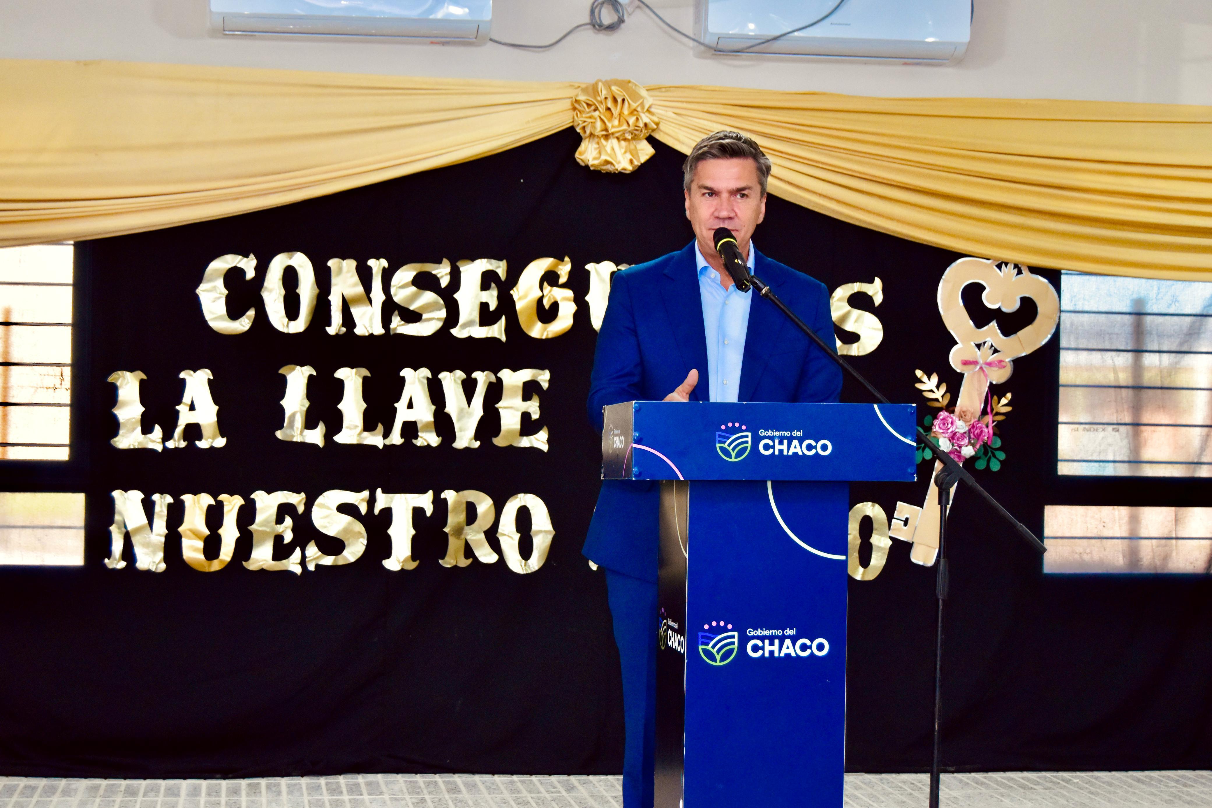EL GOBERNADOR ZDERO INAUGURÓ EL EDIFICIO PROPIO DE LA ESCUELA ESPECIAL Nº 1 DE RESISTENCIA