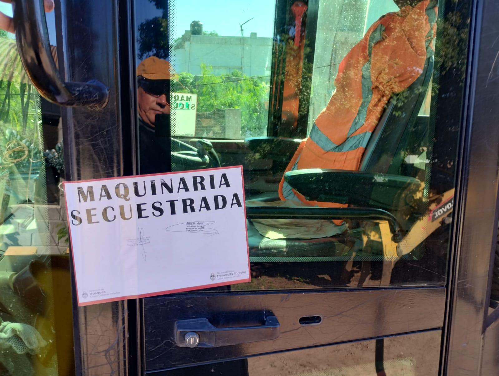 NUEVA INTERVENCIÓN DE LA DIRECCIÓN DE BOSQUES PUSO FRENO A OTRO DESMONTE ILEGAL