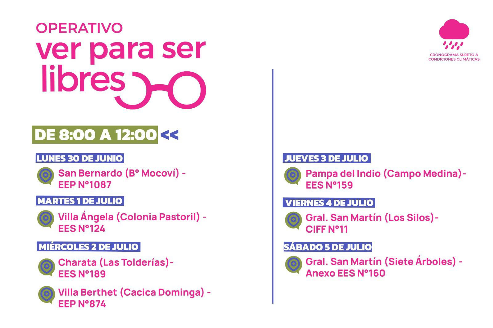 "VER PARA SER LIBRES”: NUEVO OPERATIVO DESTINADO A NIÑOS DE COMUNIDADES ORIGINARIAS