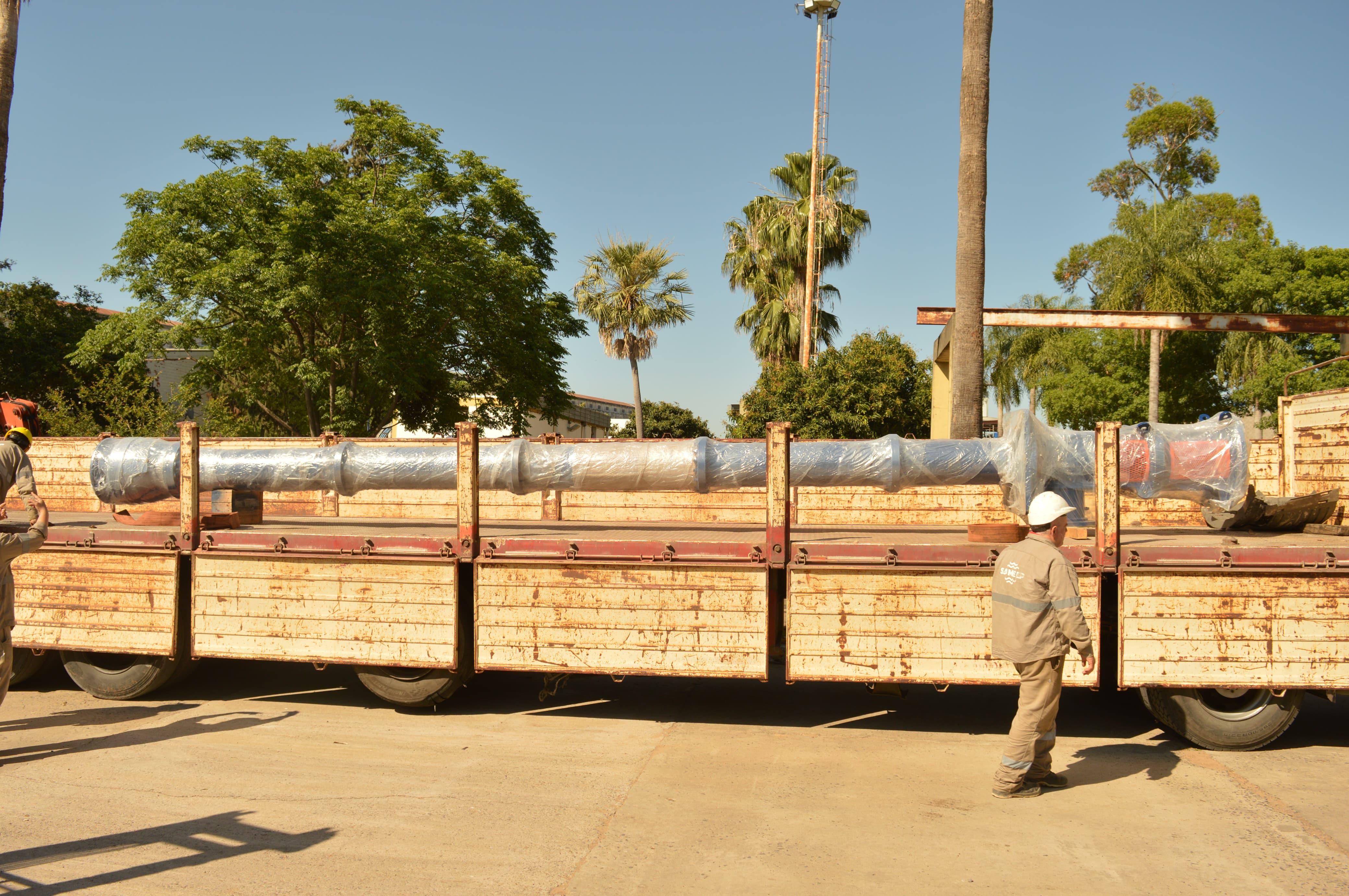 *ADQUISICIÓN HISTÓRICA: SAMEEP RECIBIÓ NUEVOS EQUIPOS DE BOMBEO PARA OPTIMIZAR EL SERVICIO, DE CARA AL VERANO*