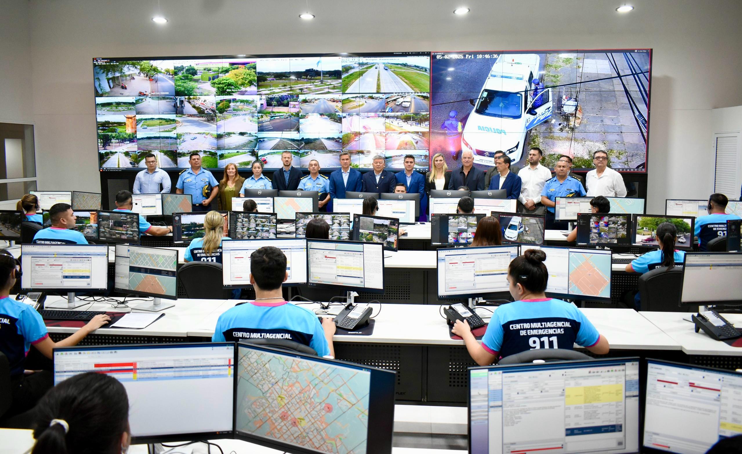 RESISTENCIA: EL GOBERNADOR ZDERO PUSO EN MARCHA EL CENTRO MULTIAGENCIAL DE EMERGENCIA