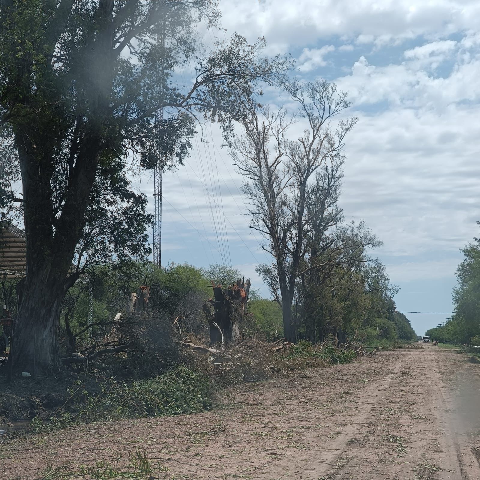 INTENSO TRABAJO DE SECHEEP TRAS EL TEMPORAL EN HERMOSO CAMPO