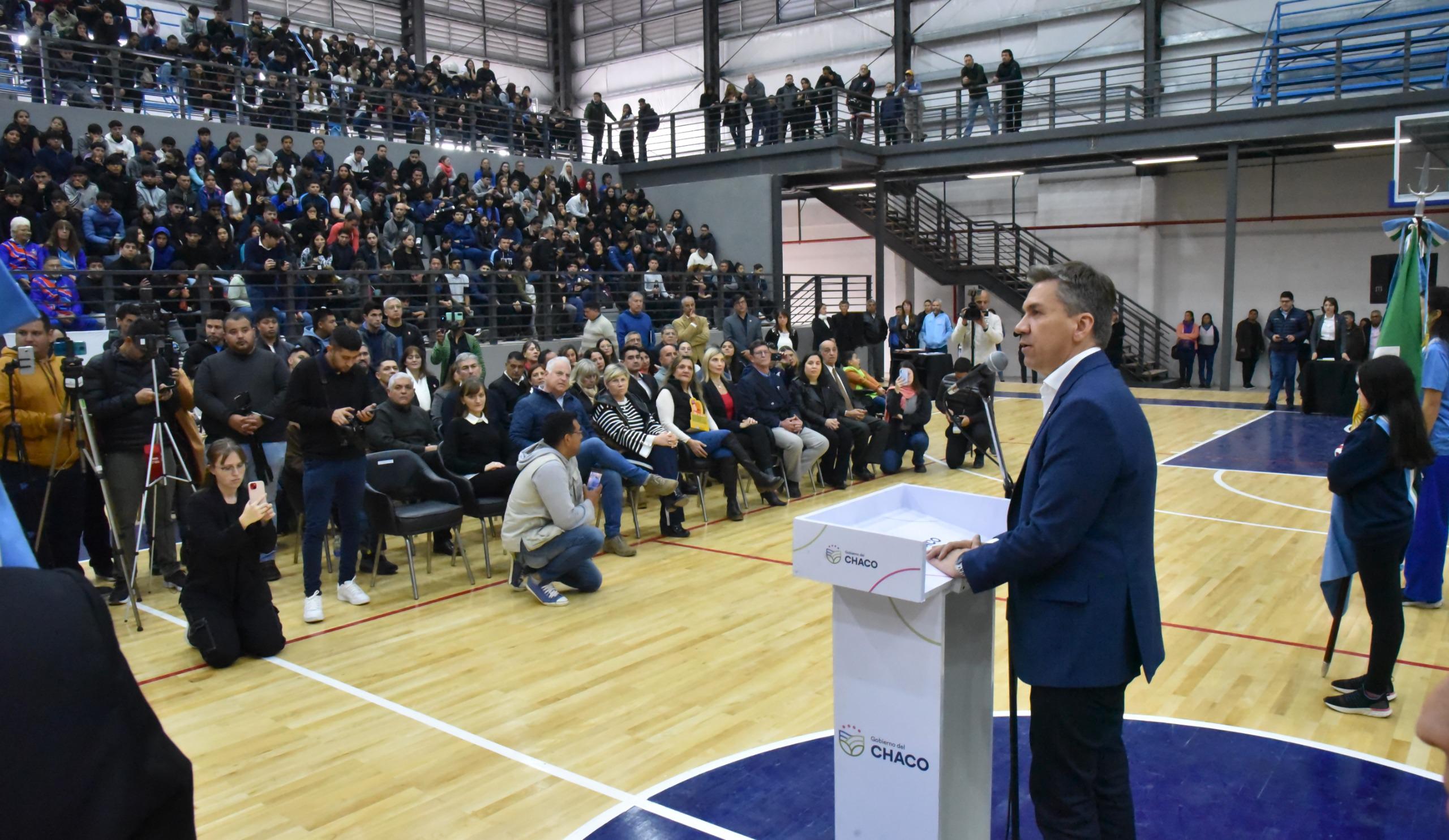 EL GOBERNADOR ZDERO HABILITÓ LAS OBRAS DEL CEF N°1, IESEF Y DESOCHA