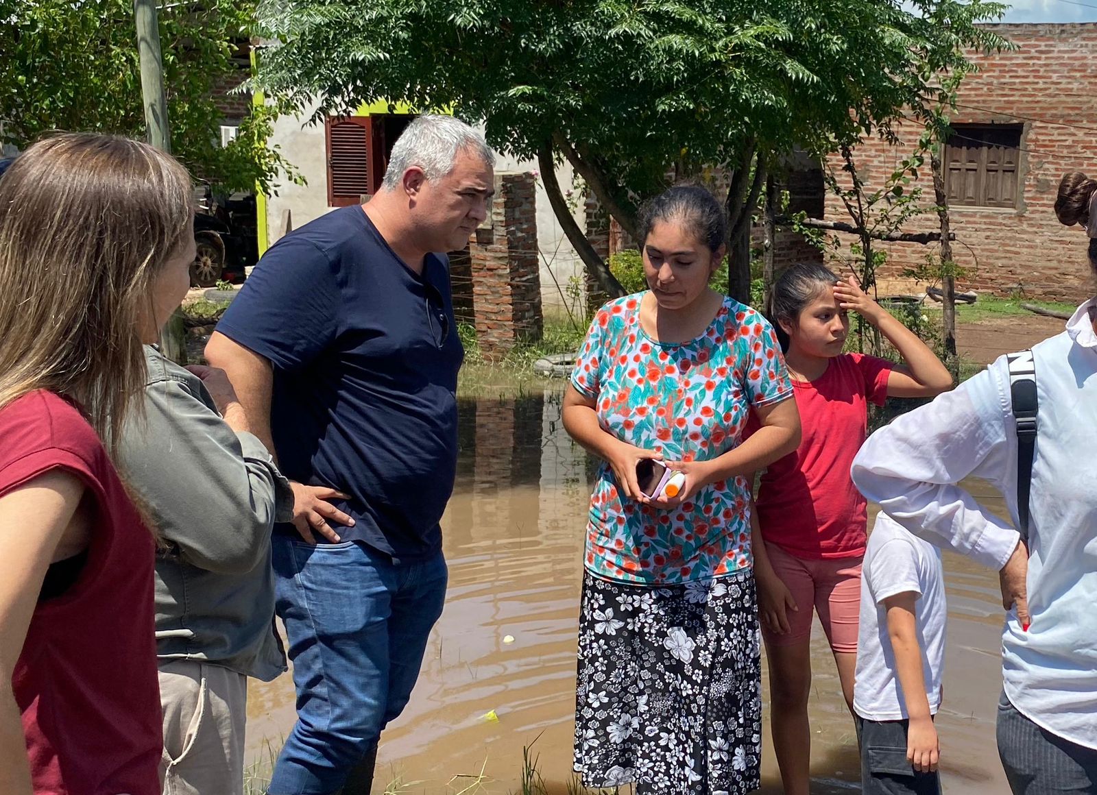 LAS GARCITAS: EL GOBIERNO PROVINCIAL CONTIN&Uacute;A CON LA ASISTENCIA A LAS FAMILIAS, TRAS LAS LLUVIAS