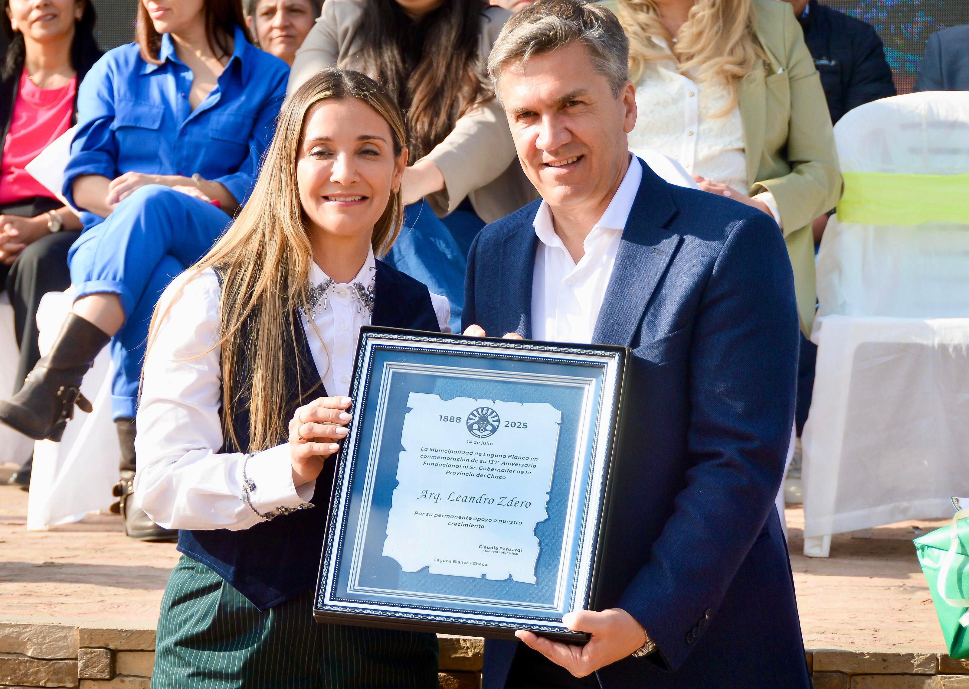 *CON INAUGURACIÓN DE MÚLTIPLES OBRAS: ZDERO Y PANZARDI CELEBRARON UN NUEVO ANIVERSARIO DE LAGUNA BLANCA