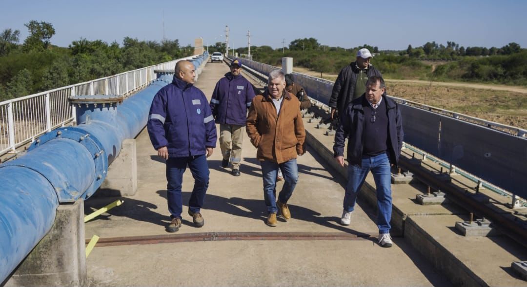*TRAS AÑOS DE ABANDONO, SE INSTALÓ UNA BOMBA DE CAPTACIÓN DE AGUA EN LA PLANTA DE PUERTO LAVALLE*