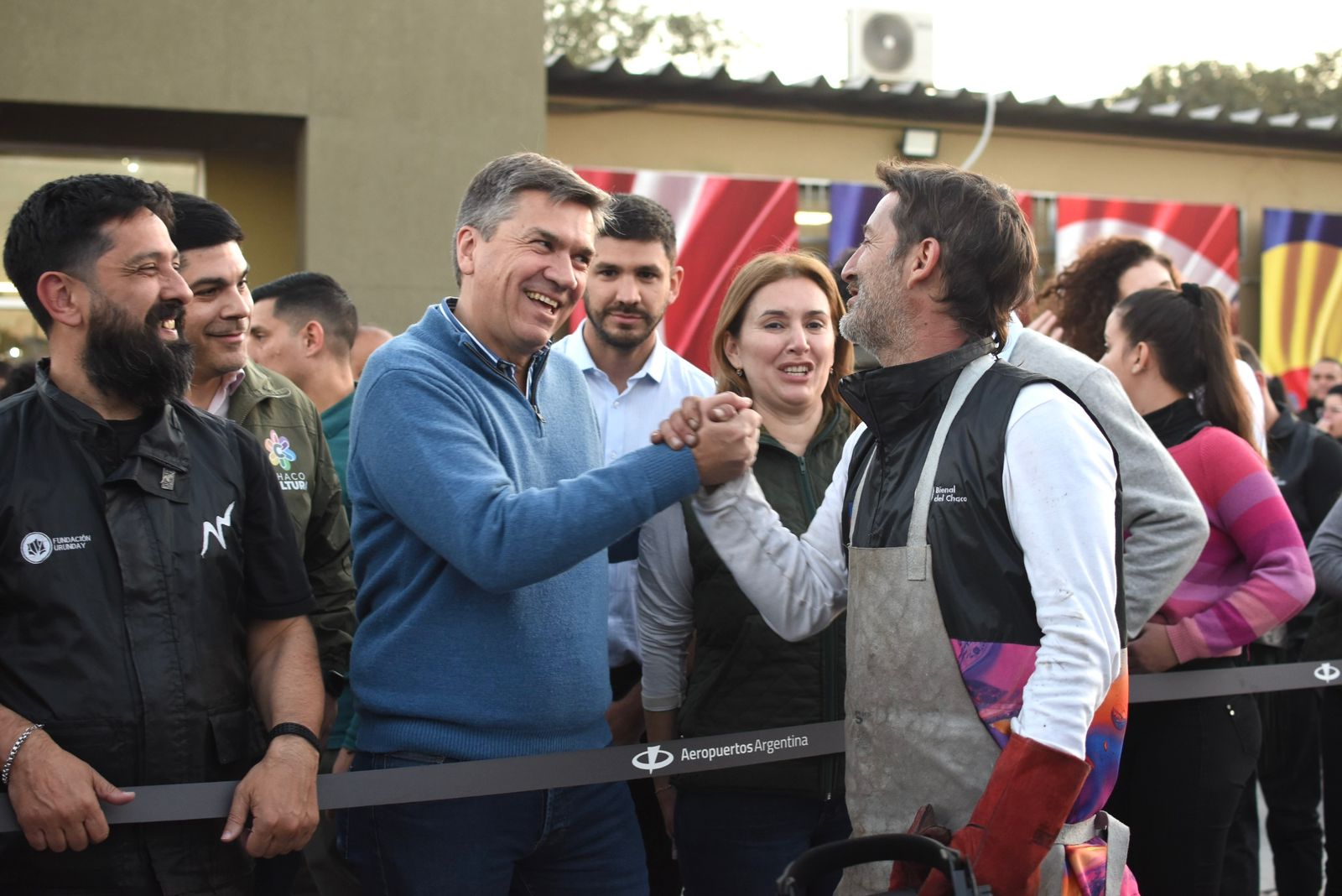 *EL GOBERNADOR ZDERO ESTUVO EN LA BIENAL: “ES UNA VIDRIERA AL MUNDO Y REPRESENTA LA CULTURA DEL CHACO”*