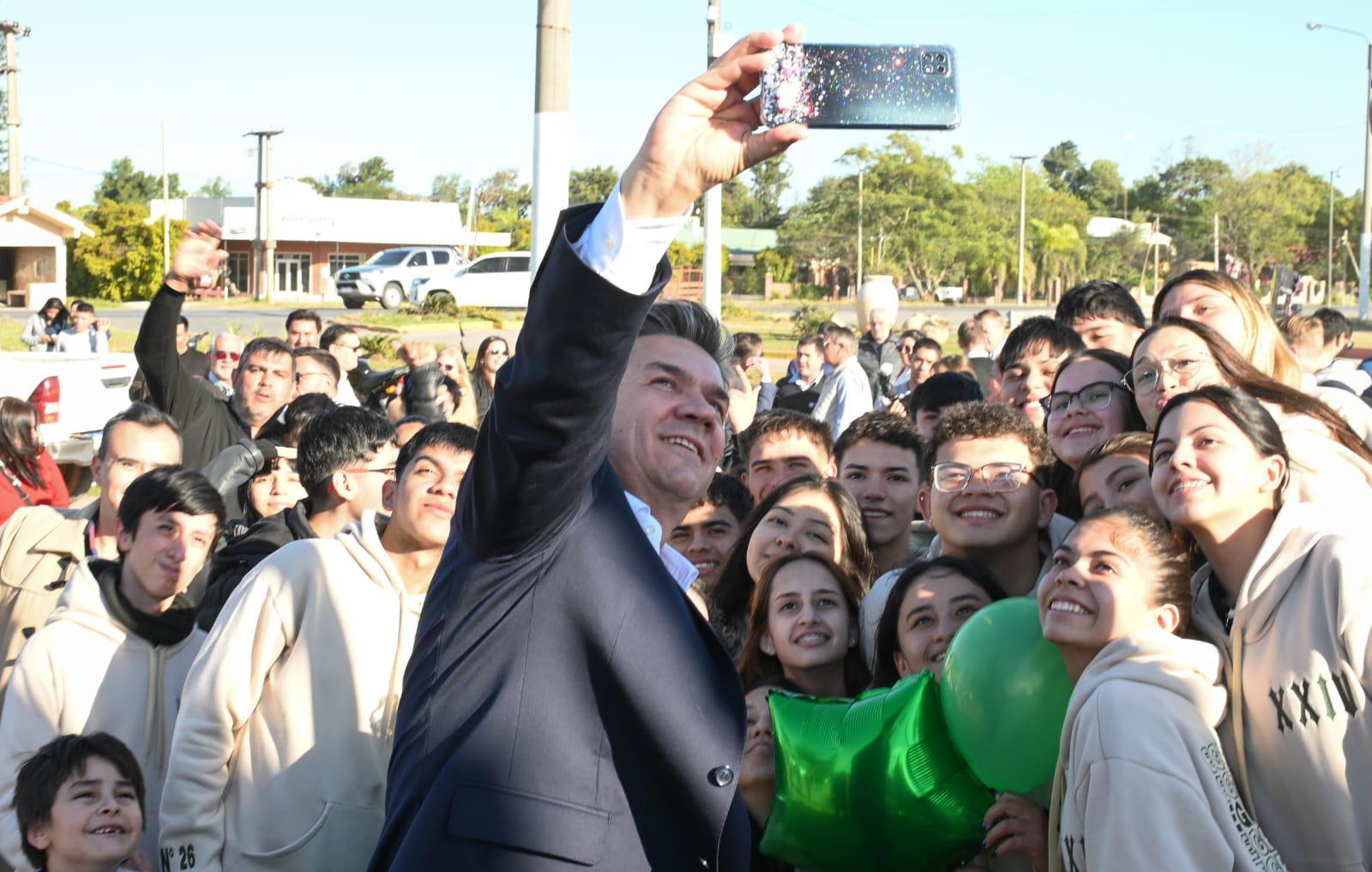 *LAS BREÑAS: ZDERO FUE RECIBIDO POR ESTUDIANTES SECUNDARIOS DE LAS PROMOS 2024*