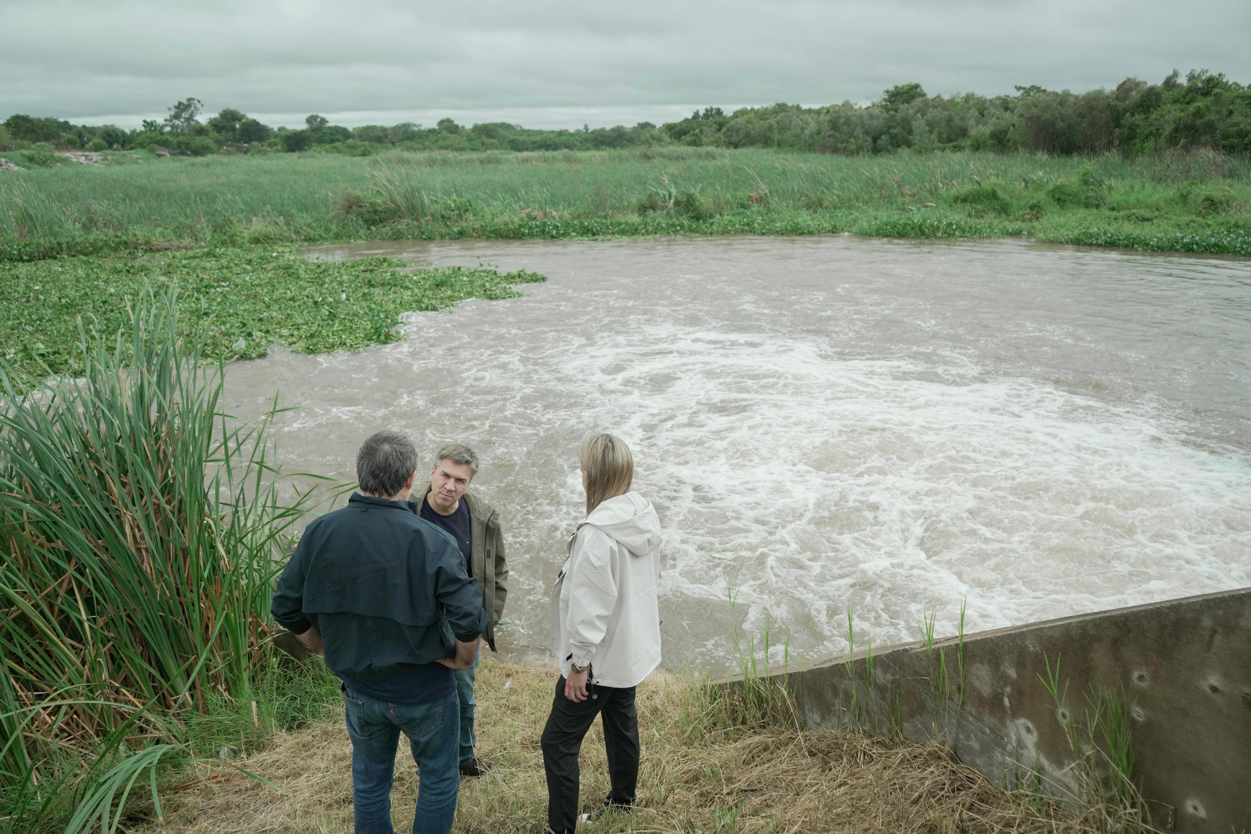 *TRAS LAS LLUVIAS: ZDERO JUNTO AL COMIT&Eacute; DE EMERGENCIA VERIFICARON EL SISTEMA DE DRENAJE EN EL GRAN RESISTENCIA*