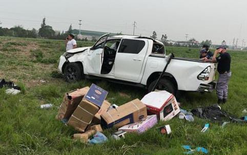 Accidente fatal en la Ruta 11: una mujer Villangelense perdió la vida tras volcar su camioneta