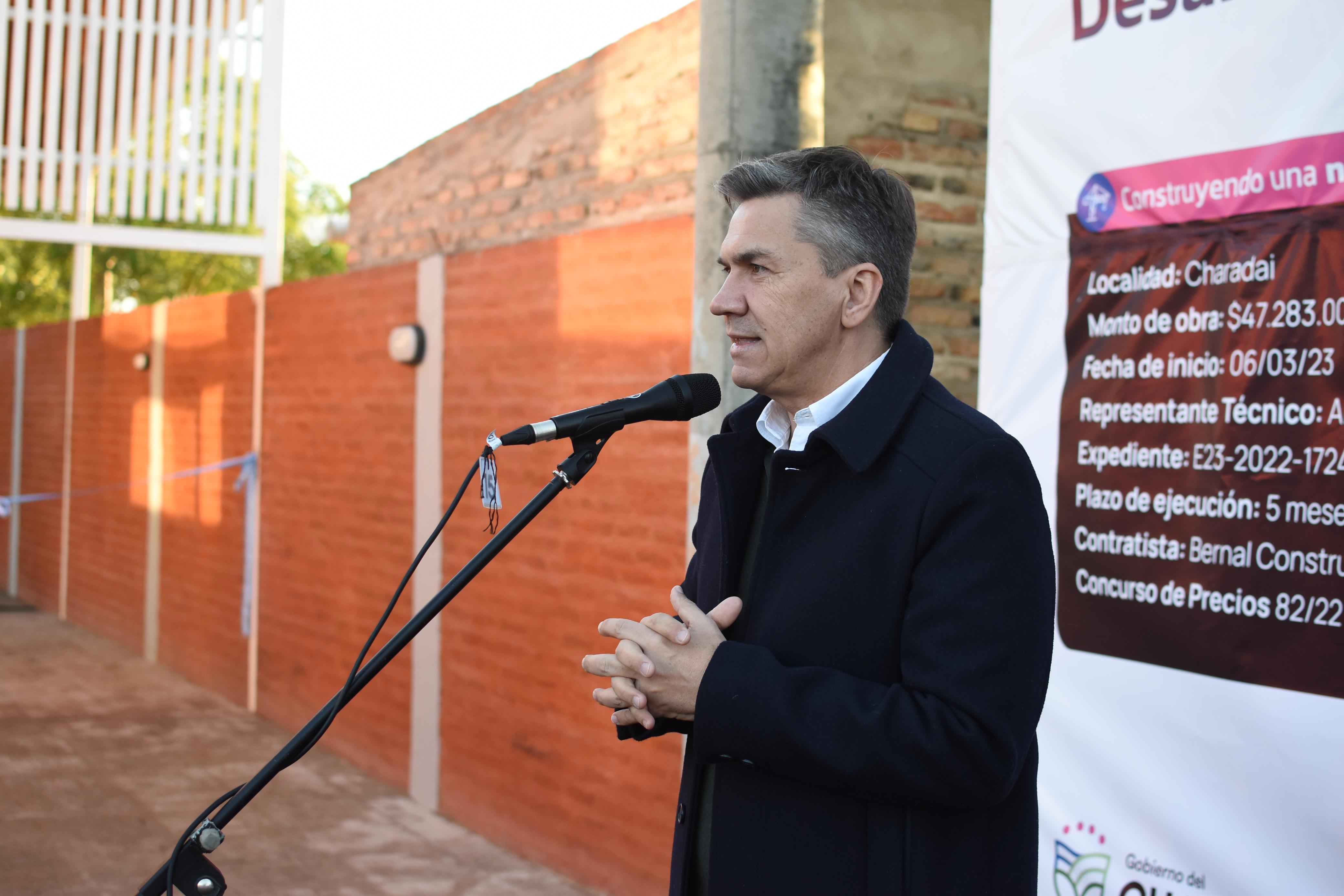 CHARADAI: EL GOBERNADOR ZDERO INAUGURÓ EL CENTRO DE DESARROLLO INFANTIL