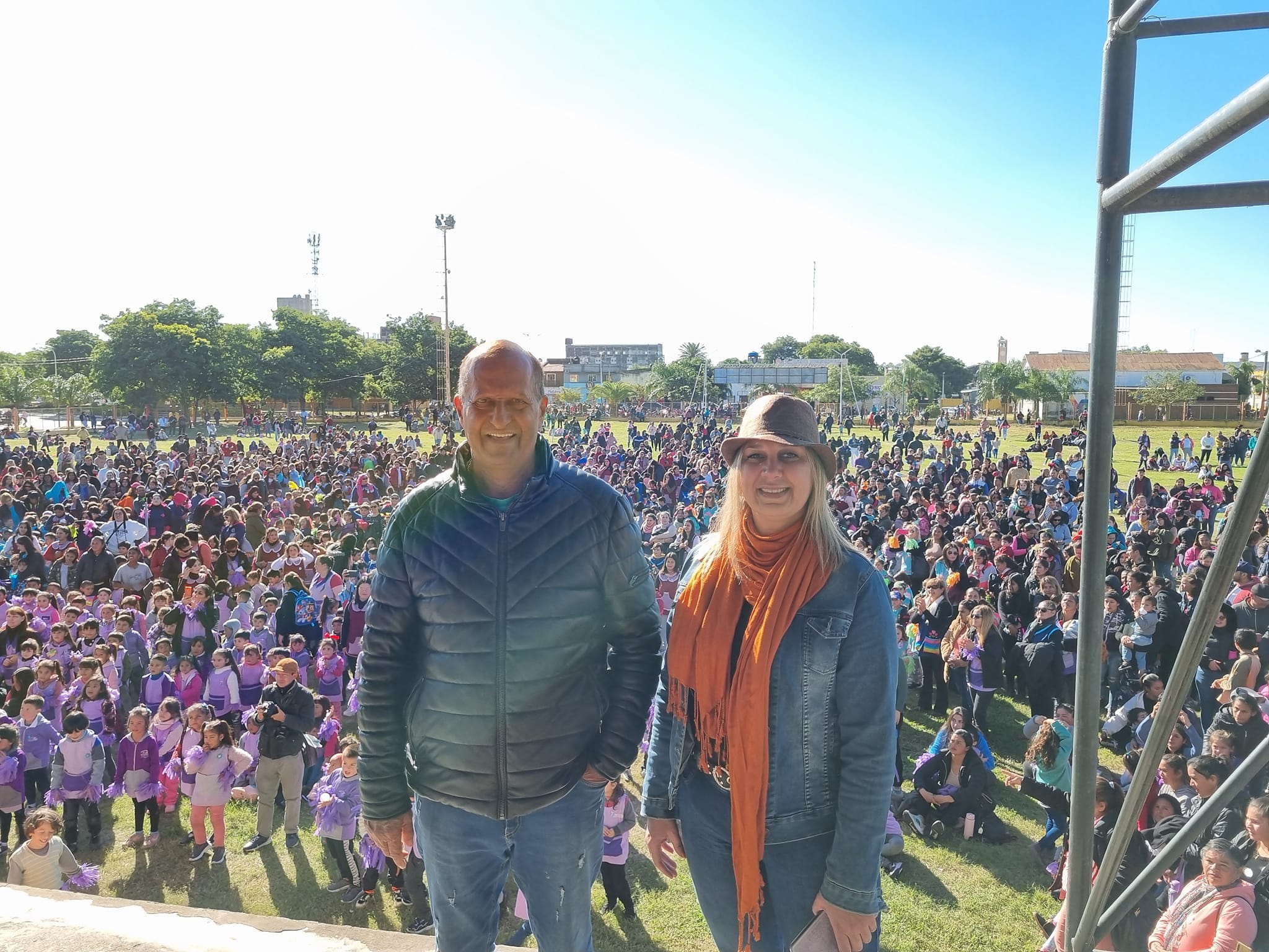 MULTITUDINARIO FESTEJO DEL DÍA DE JARDINES DE INFANTES Y MAESTRAS JARDINERAS EN VILLA ÁNGELA 